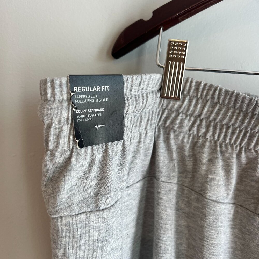 Adidas Mens Mid Rise Big and Tall Jogger Pant, 3x-large Tall, Gray - Picture 3 of 9